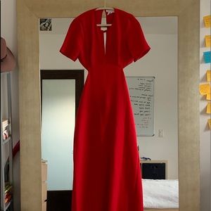 BCBG Maxi Dress open in the back